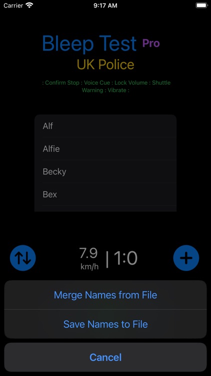Bleep Test UK Police Pro screenshot-3