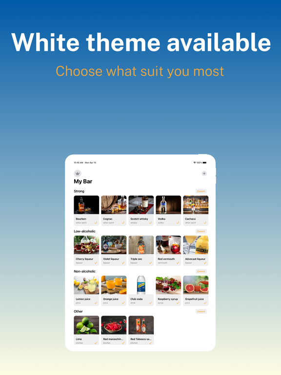 Cocktail Lover – Drink Recipes iPad screenshot 6 - Food & Drink app