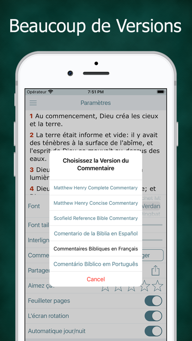 Screenshot #2 pour Commentaires Bibliques + Bible