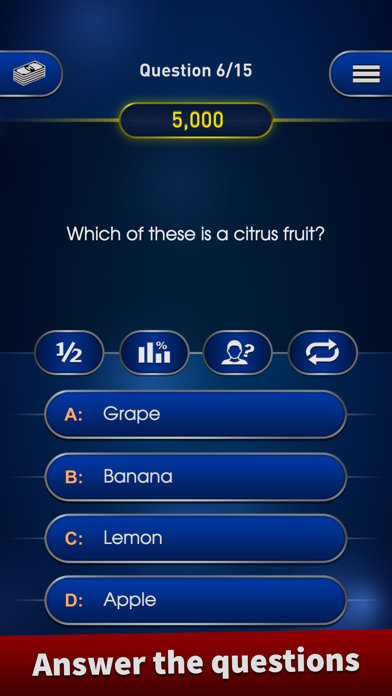 Millionaire Trivia & Quiz Game Screenshot