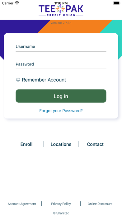 Teepak Mobile Banking Screenshot