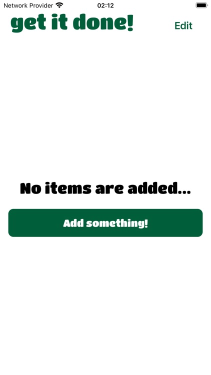 get it done! - to do list app