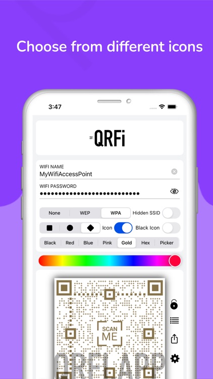 QRFi - WiFi QR Code generator