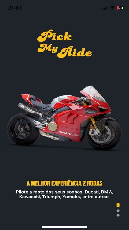 Pick My Ride *Aluguel de Motos