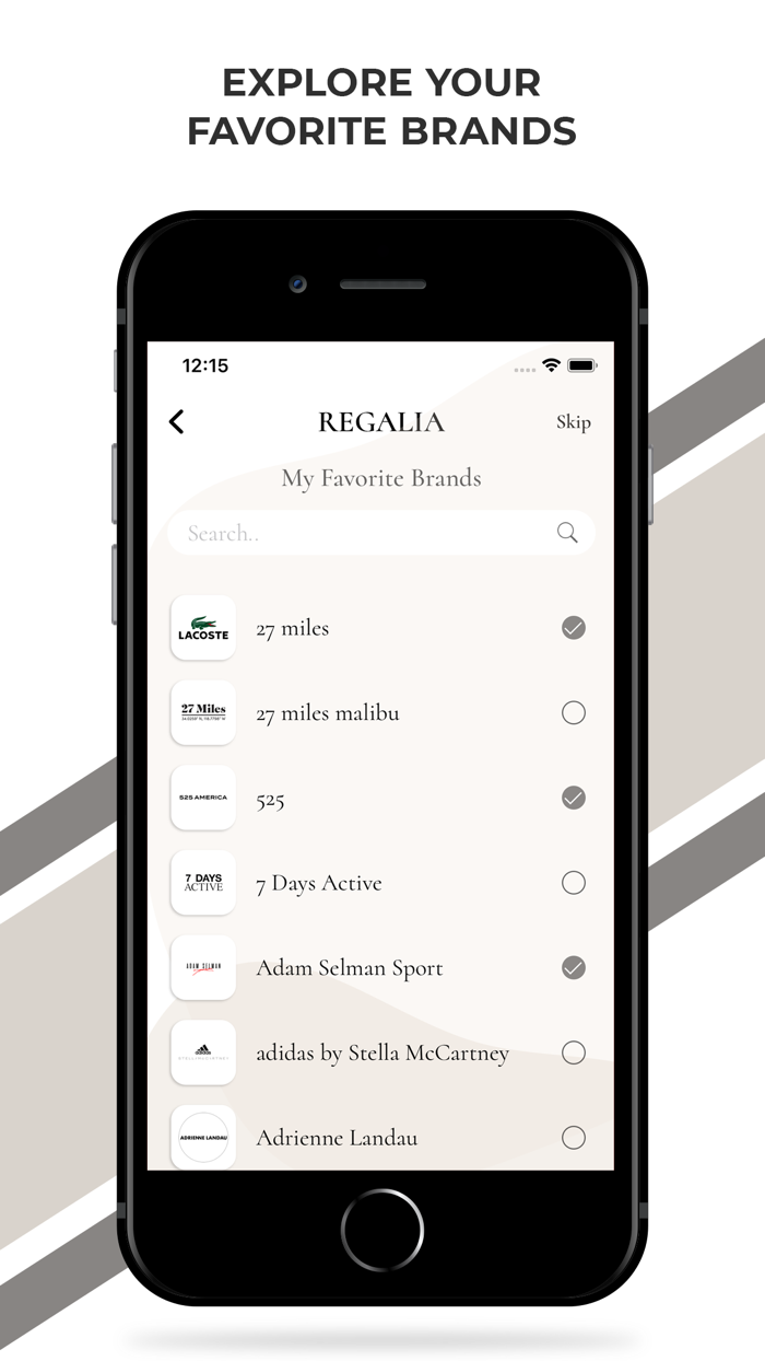 Regalia Browse. Shop. Share