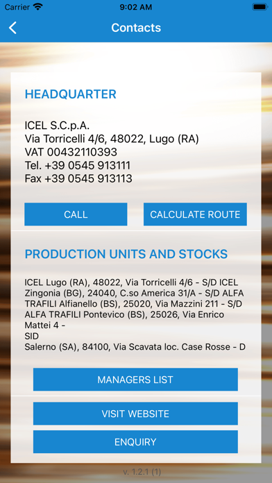 ICEL scpa Screenshot