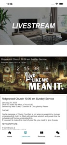 Ridgewood Church screenshot #2 for iPhone