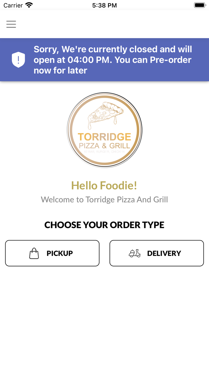 Torridge Pizza And Grill
