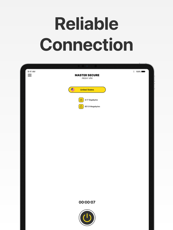 Master Secure VPN iPad screenshot 3 - Utilities app