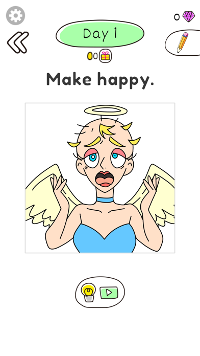 Draw Happy Angel :Drawing Game screenshot 1