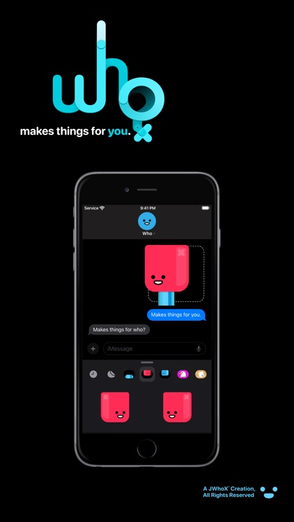 JWhoX GET Bubble Gum Sticker