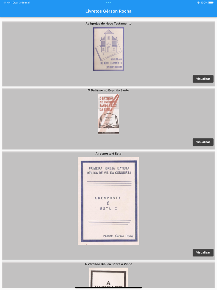 Livretos Pastor Gérson Rocha