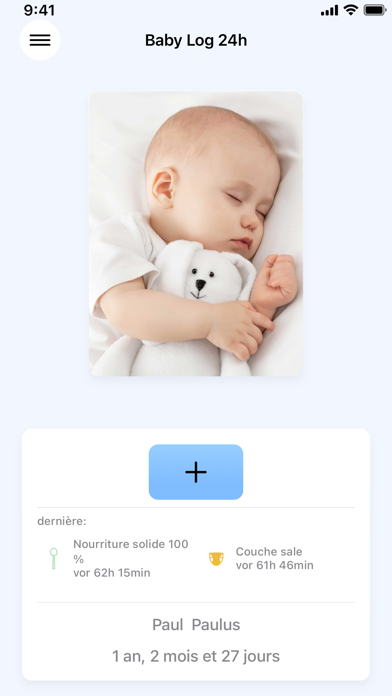 Screenshot #1 pour Baby Log 24h