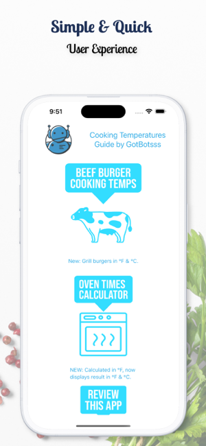 ‎GotBotsss Cooking Temps Guide Screenshot