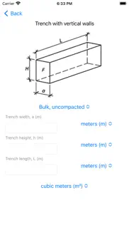 pit volume: excavation calc iphone screenshot 3