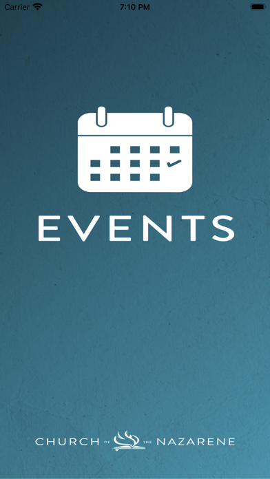 Nazarene Events Screenshot