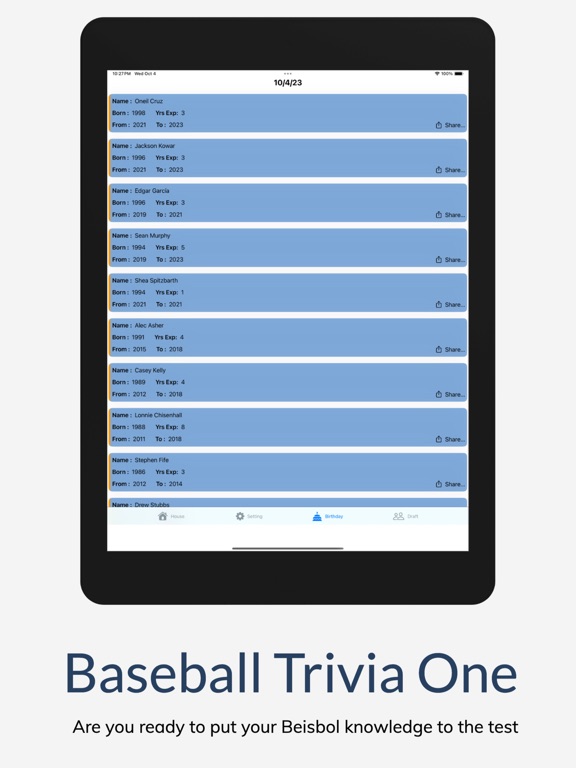 Baseball Trivia Oneのおすすめ画像2