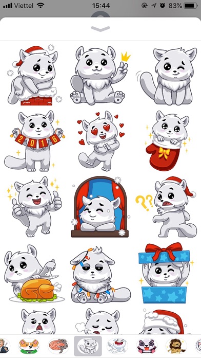 Screenshot #1 pour Cute Dog Emoji Funny Stickers