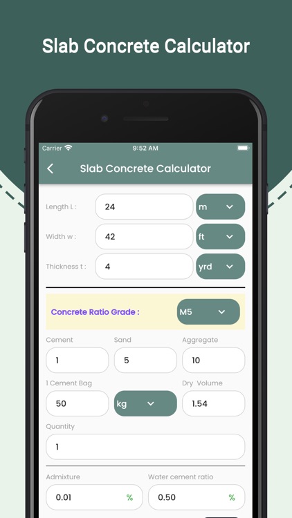 Concrete Calculator 2024