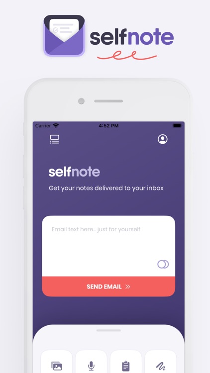 SelfNote: Email Note to Self