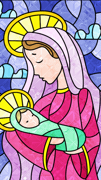 Stained Glass Paint by Number Screenshot