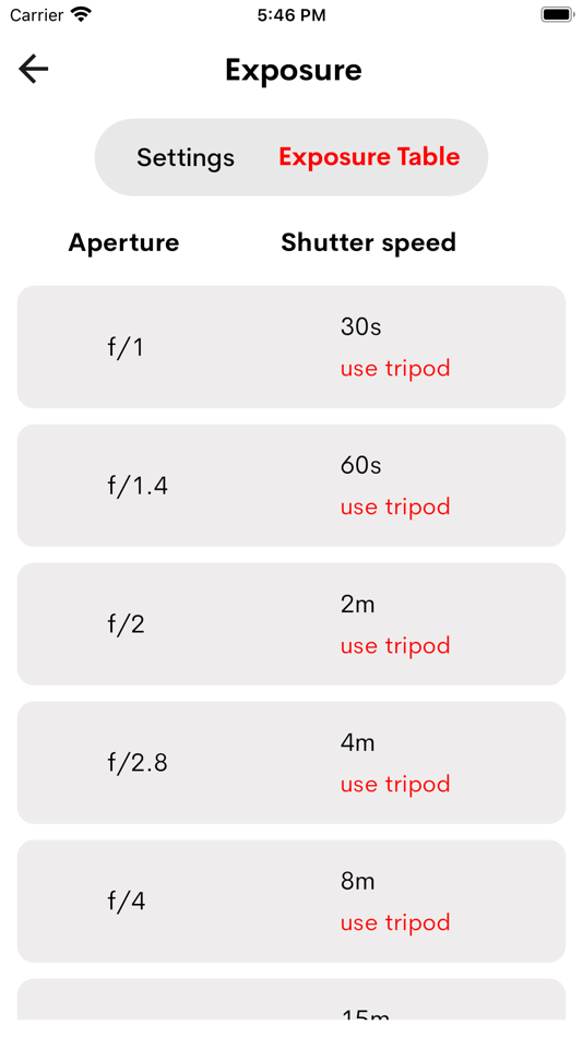 #4. Long Camera Exposure Calc... (iOS) 由: Bhavinkumar Satashiya