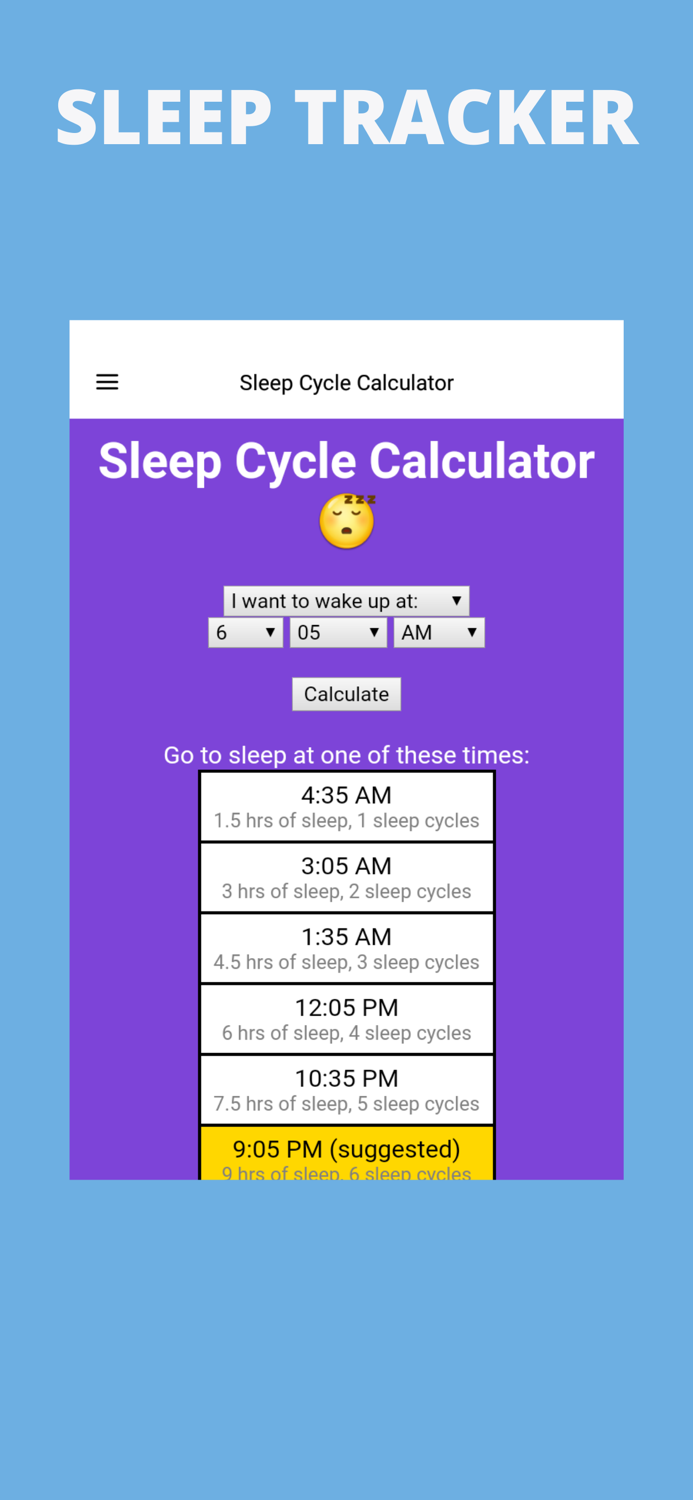 Sleep Tracker App