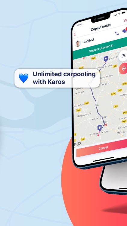 Karos - Commuter carpooling screenshot-3