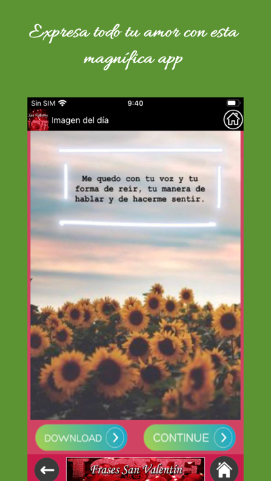 Poemas de Amor San Valentín Screenshot