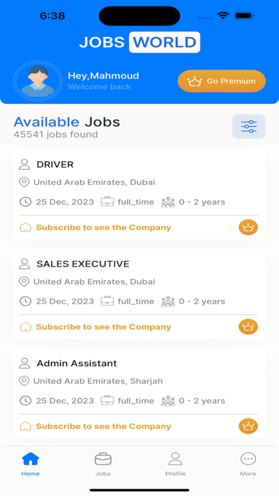Jobs World Screenshot