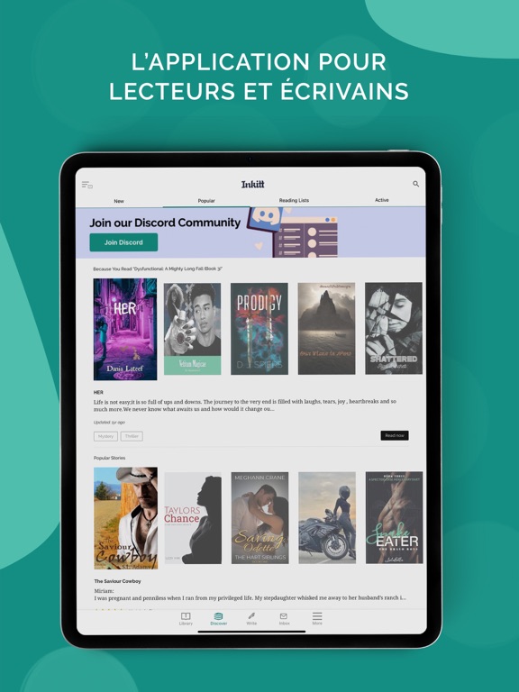 Screenshot #4 pour Inkitt: Books, Novels, Stories