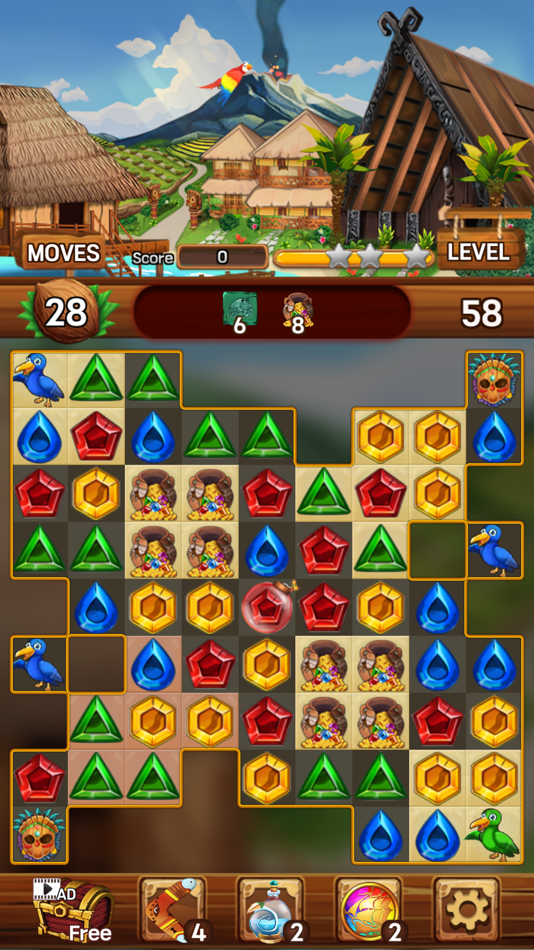 #7. Island Of Jewel (iOS) 由: ENPV1 Co.,Ltd