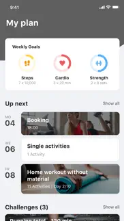 personal gym iphone screenshot 1