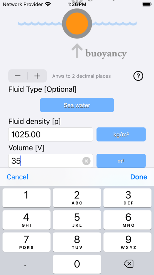#2. Buoyancy Calculator (iOS) 由: Nitrio