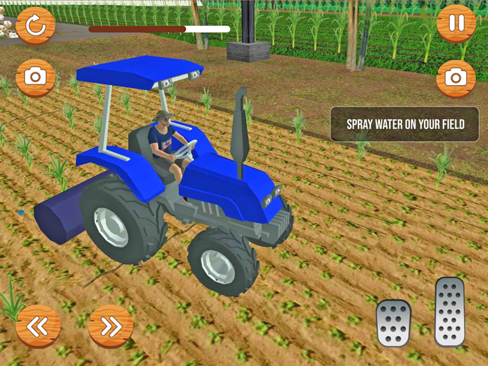 Grow Farming Tractor Games 3D
