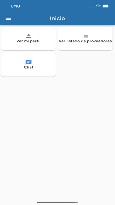 Certificación de Proveedores Screenshot