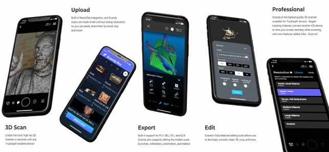 ‎Scandy Pro: 3D Scanner, 3D App Screenshot