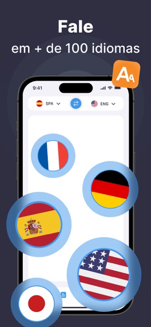 yeacher Tradutor De Idiomas Texto/Foto/Tradução De Voz/Tradução Em Tempo  Real / 42 + Idiomas/Bt Translator Com App Para Ios E Android Preto Preto