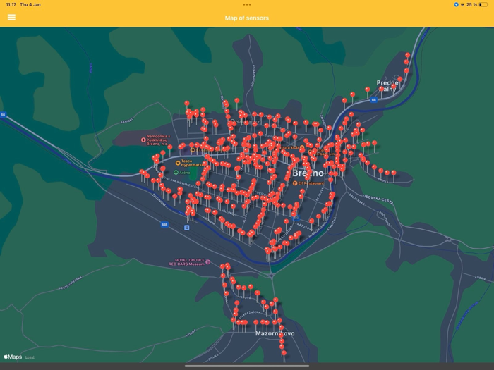 Brezno Smart City Sensors