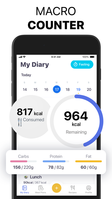 HitMeal Calorie & Food Tracker Screenshot