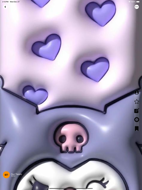 Screenshot #6 pour Funny 3D Kuromi Wallpaper 4k