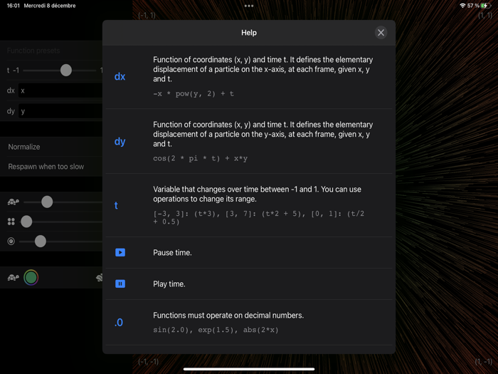 Vector Field Particle Flow