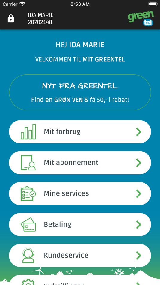 #1. Mit Greentel (iOS) 由: Mobilevalue