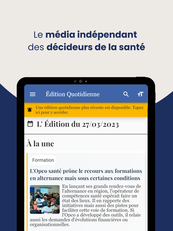 Screenshot #4 pour Toute l'actualité Hospimedia