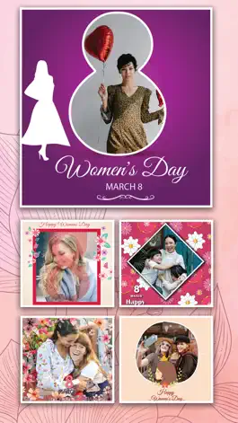 Game screenshot Women's Day Frames Collage App apk