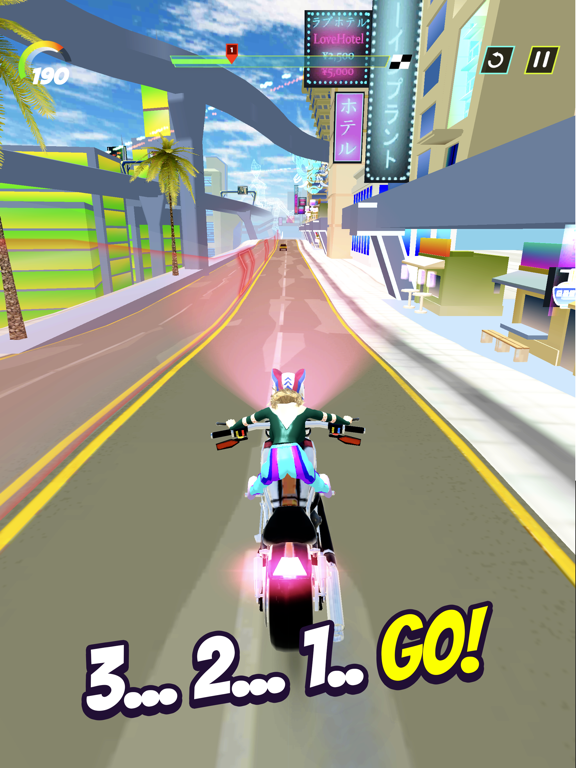 Wild Wheels: Bike Race iPad screenshot 1 - Games app