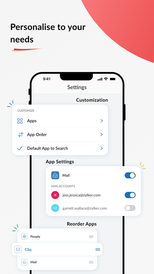 #8. Search across Zoho- Zia Search (iOS) 由: Zoho Corporation