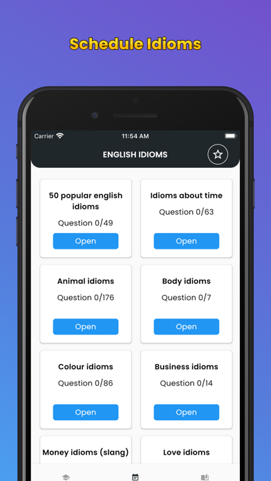 English Idioms & Slang Phrases Screenshot
