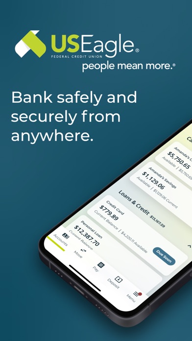US Eagle Mobile Banking Screenshot