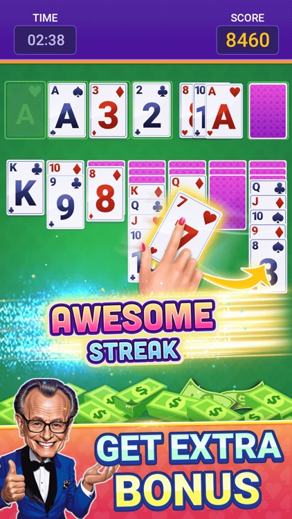 Larry King Solitaire: Win Cash